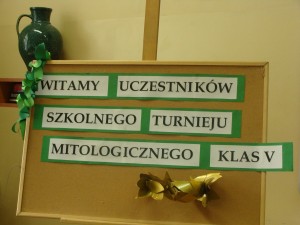 Turniej mitologiczny dla klas piątych